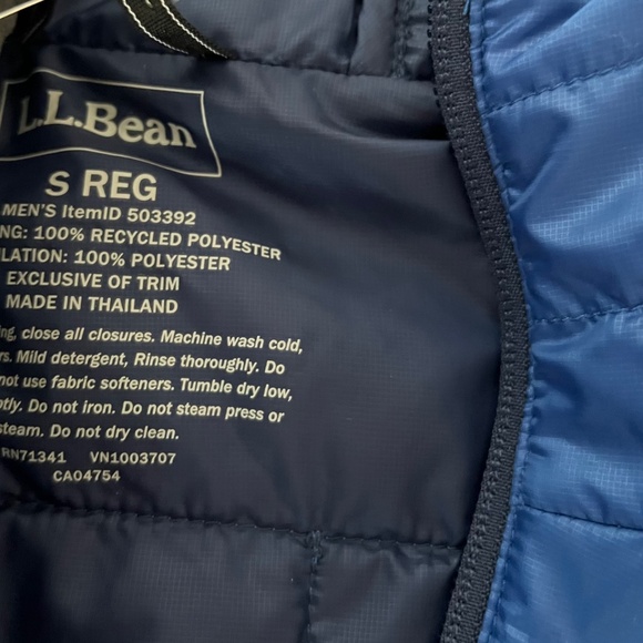 L L Bean puffer jacket - Picture 3 of 9